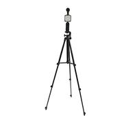 KIMISS Equipo de Grabación de Vídeo Profesional con Trípode y Luz de Relleno LED para Teléfonos Inteligentes - Kit Giratorio de 360° para Creadores e Influencers