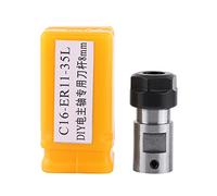 KIMISS ER11A -8 Mm Colleta Madre Motor del Eje de Extensión de la Revestimiento CNC - Acero Alto, Compatible de Procesamiento, Tuerca de Sujeción Incluida