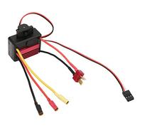 KIMISS ESC sin Escobillas 35A para Coche RC 1/18 1/16: Controlador de Velocidad Electrónico Eficiente con Respuesta Mejorada del Acelerador y Características de Seguridad (Rojo)