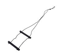KIMISS Escalera de Cuerda para Botes de 2 Escalones Escalera de Embarque Portátil para Botes de Cuerda para Escalar para Esponja de Resina de Nailon Flexible Escalones de