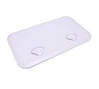 KIMISS Escotilla para Barcos de 24.0 X 14.0 in, Rectangular, Acceso a Cubierta Marina con Tapa de Apertura de 180 Grados, Cubierta Antideslizante Resistente para Barcos, Yates, Vehículos (White)