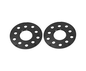 KIMISS Espaciadores de Rueda de Aleación de Aluminio de 2 uds., 5mm, para Adaptarse a Adaptadores de Rueda Centrados en el Cubo del Asiento, Reemplazo de de Coche, Compatibilidad 5x114,3