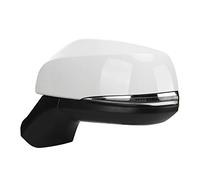 KIMISS Espejo Lateral Eléctrico Calefactable con Señal de Giro y Monitoreo de Punto Ciego para XA50 2019-2022 Super White Plug & Play de 8 Cables (Izquierda)