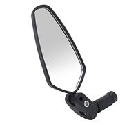 KIMISS Espejo para Bicicleta con Vidrio Convexo Ajustable de 360 grados - Espejo Retrovisor de Seguridad Mejorada para Bicicletas, Motocicletas y de Montaña - Se Adapta a Manillares de 17,4-22 Mm