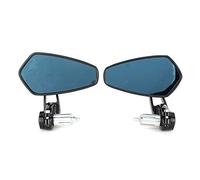 KIMISS Espejos Laterales del Extremo de la Barra Manillar de 7/8 pulgadas: Aleación de Aluminio CNC, Espejo Retrovisor de 360 grados, Modelos de Manillar de 22 Mm de 22 Mm, Diseño Elegante