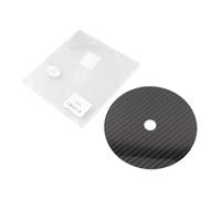 KIMISS Estabilizador de CD DVD Fibra de Carbono Alfombrilla de Afinación de 0,2 Mm Estabilizador de Disco para una Calidad de Sonido Superior y Reducción de Vibraciones en Reproductores de Bandeja