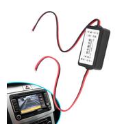 KIMISS Estabilizador de Voltaje 12V para Cámara de Marcha Atrás del Coche | Filtro Antidisturbios para Coches Alemanes y Americanos | Resuelve Pantalla Negra y Parpadeo | estabilizador de corriente