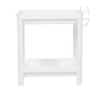 KIMISS Estante de Almacenamiento Delgado Expandible + Estante de Torre de Baño, de Almacenamiento Independiente de Plástico, Organizador, Estantería Multifuncional para Sala de Estar, Dormitorio, (2