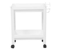 KIMISS Estante de Almacenamiento Delgado Expandible + Estante de Torre de Baño, de Almacenamiento Independiente de Plástico, Organizador, Estantería Multifuncional para Sala de Estar, Dormitorio, (2