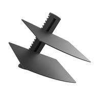 KIMISS Estante Debajo De TV para Estante De Montado En La Pared - De Centro De Entretenimiento Flotante Soporte De Carga Fuerte De 2 Niveles Ahorro De Espacio para TV De Montaje En Pared para El