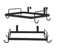 KIMISS Estante para Bolsas de Basura de Hierro para Colgar en el Hogar, Soporte para Almacenamiento de Basura que Ahorra Espacio para Cocina, Sala de Estar, Oficina, Accesorio de Cocina Versátil