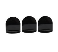 KIMISS Estantes Flotantes de Acrílico Montados en la Pared para Parlantes y Cámaras - Soporte de Exhibición Impermeable para Monitores de Bebés y Pequeños Relojes Despertadores (Black)