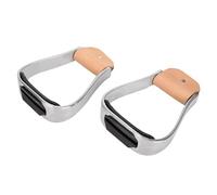 KIMISS Estribos de Aluminio para sillín: Diseño de Estribo Acolchado Antideslizante para una Conducción Cómoda