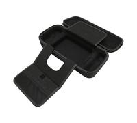 KIMISS Estuche Rígido de Transporte para Consola Portátil Steam Deck con Ranura para Tarjeta de Almacenamiento Incorporada y Soporte, Bolsa Protectora de Viaje con Asa (Black)