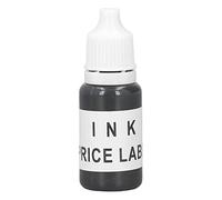 KIMISS Etiquetadora de precio de 10 ml, tinta negra de repuesto de carbono para máquina de etiquetado, rodillo de botella de diseño compacto