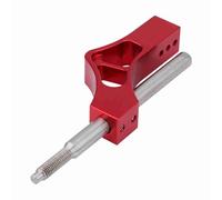 KIMISS Extensión de palanca de cambios ajustable en altura para, para knobs manuales, acero inoxidable, color rojo, extensión de palanca de cambios personalizable