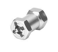 KIMISS Extensión del Adaptador de Accionamiento Hexagonal de Rueda de 12 Mm | Conector de Aleación de Aluminio de 20mm para Coche de Derrape 1/10 RC, Piezas de Camión Gy Truggy, 4 Uds. | Ajuste