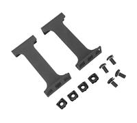 KIMISS Extensor de Profundidad de Rack de Servidores 1U - Kit de Adaptador de Montaje en Rack Empotrado para Racks de Red de 19 Pulgadas - Diseño Duradero de Aleación de Aluminio