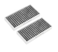 KIMISS Filtro de Aire para Cabina, 2 Unidades, para Wrangler 3.6L 2.8 3.8 V6, Compatible con 55111302AA y 68233626AA, Protección contra Polvo y Polen