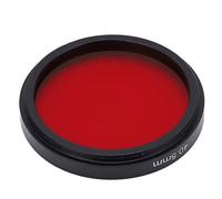 KIMISS Filtro de Lente Rojo Completo para Cámaras - Filtro Impermeable de Vidrio óptico para Escenas de Fotografía Vívida (40.5MM)