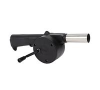 KIMISS Fuelle para Chimenea Soplador de Manivela para Interiores Pequeño, Liviano, Portátil, Ahorro de Tiempo, Ventilador de Barbacoa con Manivela Multiusos para Acampar, Chimenea, Hoguera, Soplador