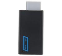 KIMISS Full HD para, Adaptador Convertidor Salida de 3,5 Mm Control Remoto Universal Wii a HDMI 1080P Video Audio