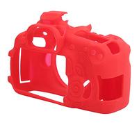 KIMISS Funda de Silicona para Cámara 60D - Funda Protectora Antideslizante y Resistente Al Desgaste, Color Negro (Rojo)