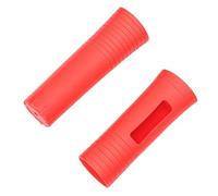 KIMISS Funda de Silicona para de Micrófono, Cubierta Antideslizante Antideslizante para KTV y Uso Doméstico, Cubierta Protectora Duradera para de Micrófono (rojo)