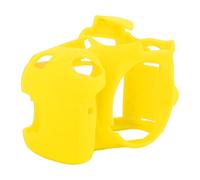 KIMISS Funda de Silicona Suave para Cámara, Cubierta Protectora Personalizada Antideslizante a Prueba de Golpes para Material D3200, 14 X 10, 7cm (Yellow)