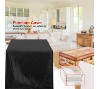 KIMISS Funda Impermeable para Muebles a Prueba de Herrumbre, Protector de Mesa y Silla de Tela de Buey 210D , Ideal para Uso en Exteriores y Protección Durante Todo el Año (325*208*58cm)