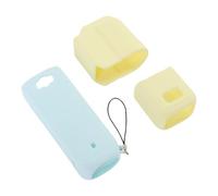 KIMISS Funda Protectora de Silicona 3, Funda para Cámara para 3, de Agarre Portátil a Prueba de Golpes con Lente y Protector de Pantalla - Amarillo y Azul