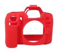 KIMISS Funda Protectora de Silicona D7000 para Accesorios de Cámara D7000, Cubierta Antideslizante Duradera para Cámara (Rojo)