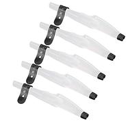 KIMISS Fundas Protectoras para Puntas de Caña de Pescar + 5 uds., Tapa Protectora Telescópica de Plástico para Punta de Caña de Pescar, Protector Superior para de + Accesorios para Funda para de (4#)