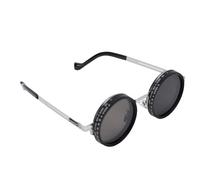 KIMISS Gafas de Sol de Tinte Ajustable, Gafas de Sol de Playa Redondas con Sombra Ajustable de Tinte Variable Lente ND Marco de Metal con Bloqueo de Luz Azul con Ajuste Cómodo para Uso
