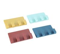 KIMISS Gancho de Pared, 4 Piezas Elegante 4 Ganchos Montado en la Pared Estante de Carga para Teléfono Soporte Colgador Estante de Almacenamiento