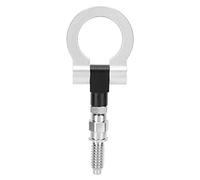 KIMISS Gancho de remolque para coches europ, para Series 3 E39 E92 E91 E90 E46 E36, en plata, gancho delantero y trasero, accesorio exterior con anillo