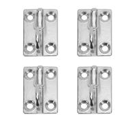 KIMISS Ganchos de Resorte de Acero Inoxidable, Gancho para Colgar Barcos de Alta Resistencia de Grado Marino 316 con Tornillos, para Veleros, Remolcadores, Atar Cuerdas, Colgar Ropa,