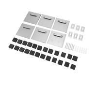 KIMISS Ganchos para Colgar Cuadros de Alta Resistencia + 6 Juegos de 3,15 X 3,15 Pulgadas Clamp/Holder para Colgar Marcos de Fotos Soporte de Pared Ganchos para Marcos de Fotos para Cuadros Espejos