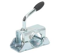 KIMISS Gato para Remolque, Abrazadera Dividida para Rueda Jockey de Remolque, Soporte de Soporte para Tubo de 48 Mm/1,89 Pulgadas de Diámetro