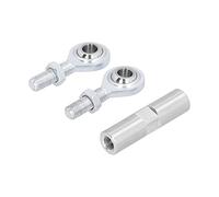 KIMISS Generador-Varilla tensora del ajustador de 2 1/2 Pulgadas, Soporte Corto del alternador de la Bomba de Agua Soporte del alternador de Acero Inoxidable Apto para el Motor SBC