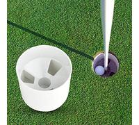 KIMISS Golf Hole Cup, Backyard Practice Stick Golf Cup Hole Putting Yard Garden Training Aids