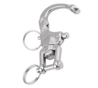 KIMISS Grillete de Ojo Giratorio, Grillete de Barco de Liberación Rápida de Acero Inoxidable 316 con Gancho Giratorio de Alta Resistencia, para Aparejos de Vela de Driza Spinnaker de