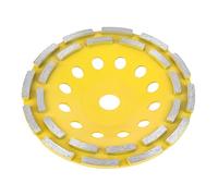 KIMISS Grinder de ángulo de Disco de Rectificado de Doble de 115 Mm/125 Mm/180 - Concreto de Extracción de Chips, Ladrillo, Asfalto y Piedra (180 mm)