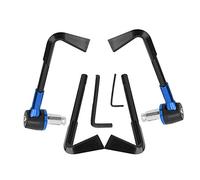 KIMISS Guarda para manillar y manetas de moto, protector azul universal, refuerza seguridad y agarre en conducción