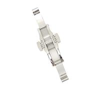 KIMISS Hebilla de Botón Plegable con Cierre Desplegable de Acero Inoxidable para Correas de Reloj, Accesorio de Repuesto Seguro y Cómodo (6 * 19)