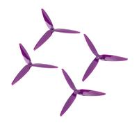 KIMISS Hélice de Cuchilla, 4PCS Hélices Policarbonato 7040 FPV Set con 3 Cuchillas para 7 Pulgadas 8 RC Drone Red Racing (Purple)