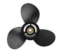 KIMISS Hélice, Hélice de Motor de Barco de 3 Palas 10 Splines Dientes Rotación Derecha Paso de 10 Pulgadas Hélice para Motores Fuera de Borda Suzuki 8-20HP