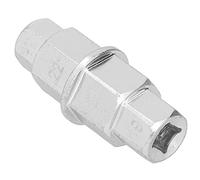 KIMISS Herramienta de Eje Hexagonal para Motocicleta, Removedor de Eje Hexagonal para Rueda Delantera y Trasera para 17/19/22/24mm, Gris Plateado, Alto Rendimiento