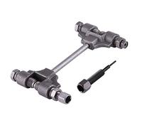 KIMISS Herramienta de Remache de Cadena de Motocicleta de 140 X 78 Mm, Kit de Reparación de Eliminación de Herramienta de Remache de Corte de Interruptor de Cadena de Leva de Sincronización de Motocic