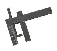 KIMISS Herramienta para Carburador,Medidor de Nivel de Flotador,Medidor de Nivel de Flotador de Carburador,Calibre MéTrico,0-40,Acero Ajustable para Medir La Entre